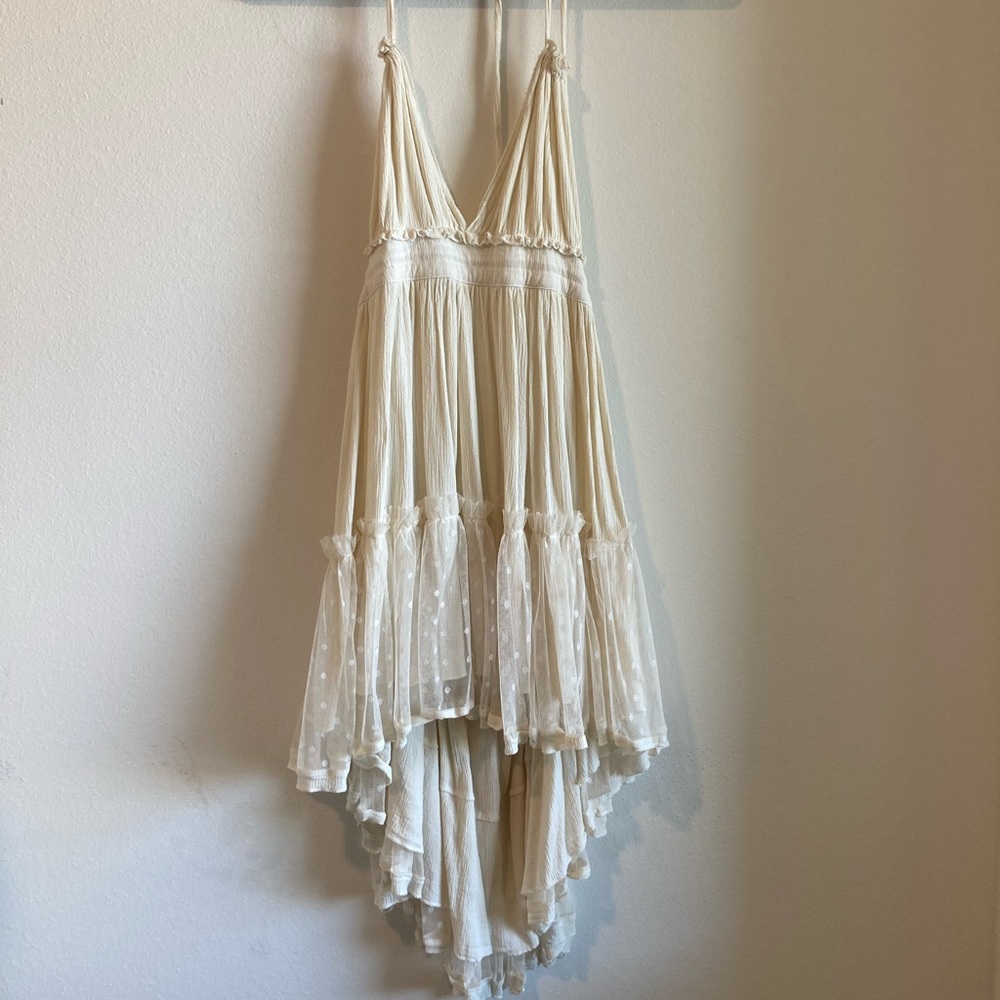 Tropical cream dress!